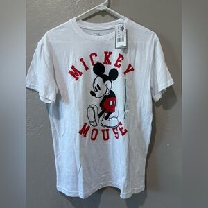 Disney Mickey Mouse White Graphic Tee